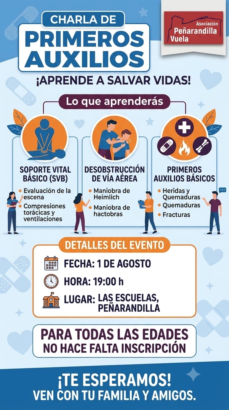 CHARLA PRIMEROS AUXILIOS